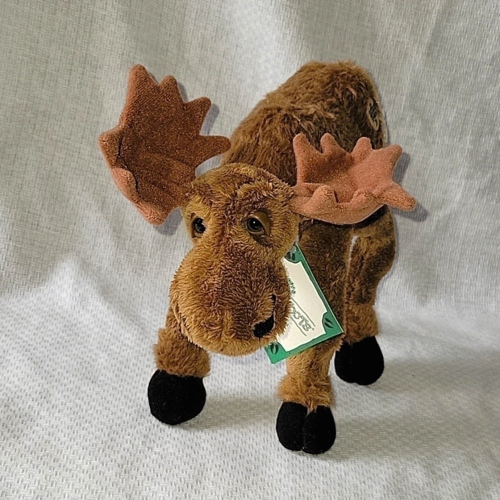 2000 Bearfoots Moose's Jenny Brown Bendable Moose NWT